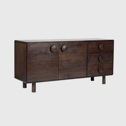 Mango wood sideboard unit - wood, sideboard/tv