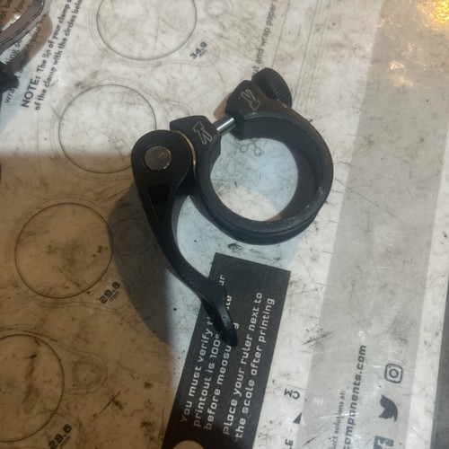 Kona seat post clamp - post, black