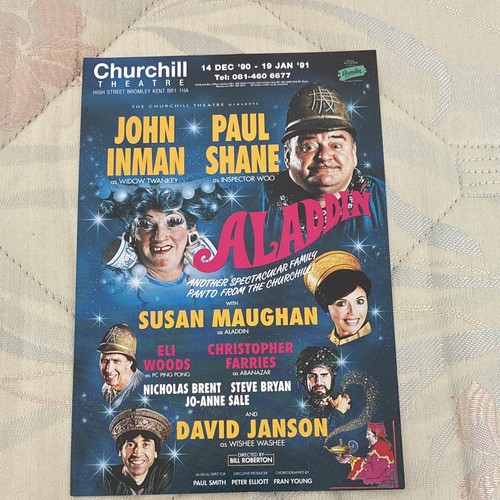 Flyer john inman aladdin - john, “aladdin”
