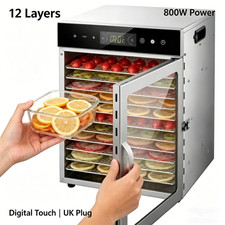 12 Tray Food Dehydrator 800W