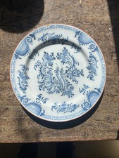18th c English delft Plate