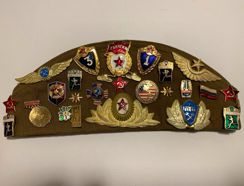 Vintage soviet army pilotka - vintage,