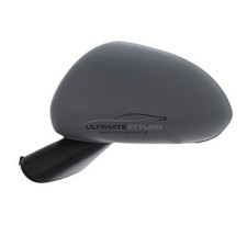 Vauxhall Corsa D 2006-2015 Door Wing Mirror Electric Primed Black Passenger Side