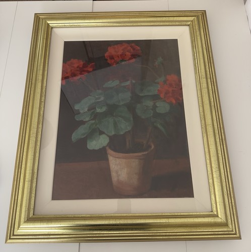 Framed oil painting - framed,