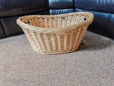 Vintage Wooden Laundry Basket – Rustic Storage Hamper