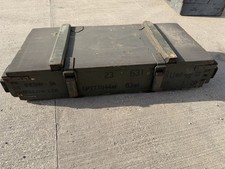 Vintage wooden military box - wooden,
