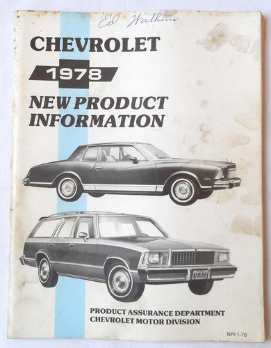 1978 chevrolet car and - 1978,