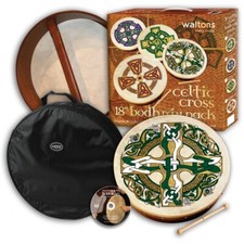 Waltons 18" Bodhran Package -