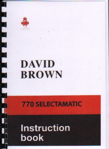 David brown 770 selectamatic - brown, "770