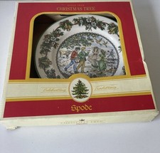 VINTAGE SPODE CHRISTMAS PLATE
