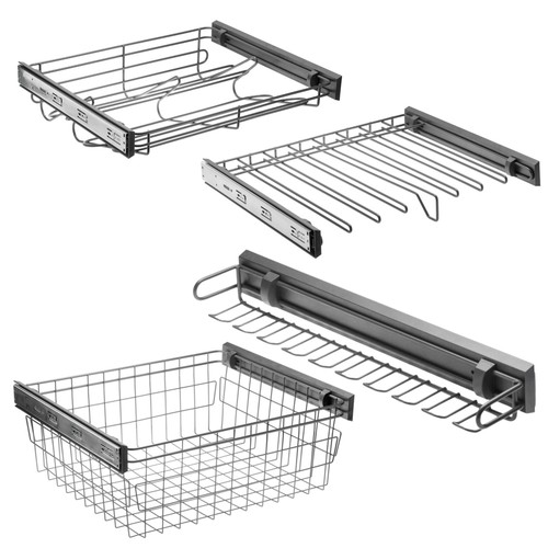 Wardrobe pull out hanger - out,