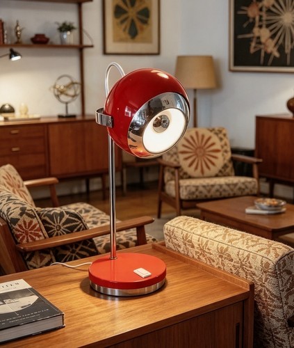 1970s eyeball desk lamp - eyeball, west