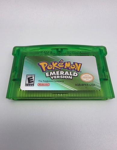 Game card emerald for pokemon - game,