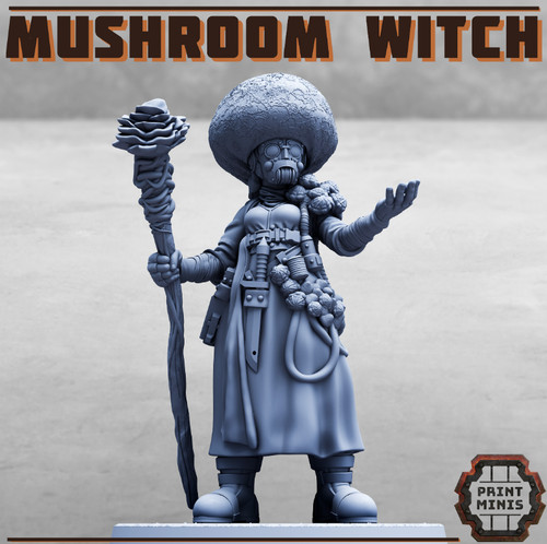 28mm mushroom witch heroic - 28mm,