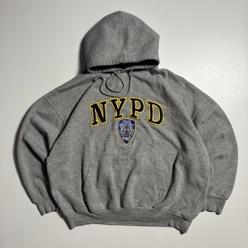 Gray nypd embroidered - embroidered,