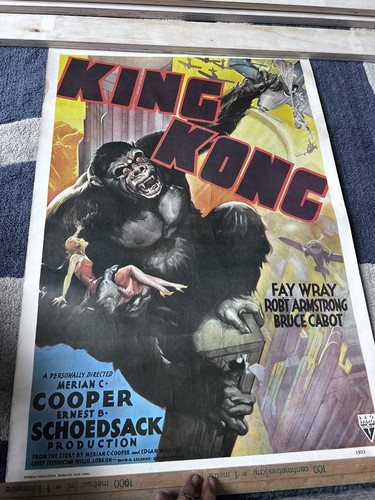 Vintage king kong - movie, poster