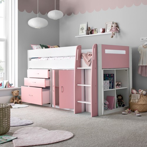 Lacy pink storage mid - lacy,