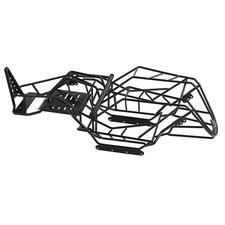 (Black)Black Metal Welding Roll Cage Frame Body Chassis For Axial Wraith AS