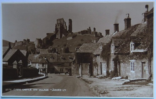Vintage postcard corfe - vintage, of