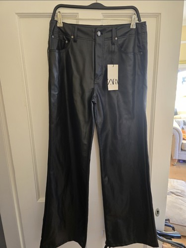 Zara faux leather trousers - zara,