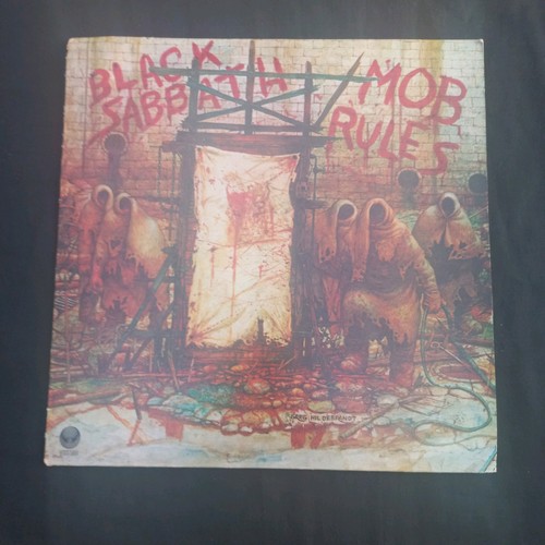 Black sabbath mob rules - black,