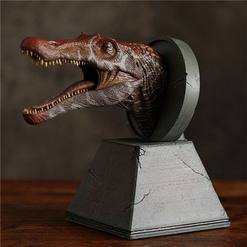 Nanmu spinosaurus head bust - nanmu,
