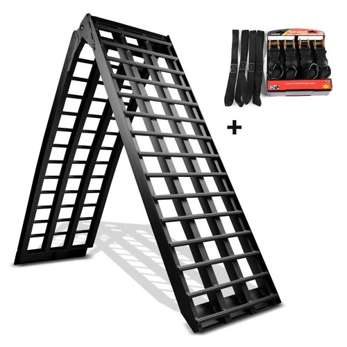 Aluminum ramp including