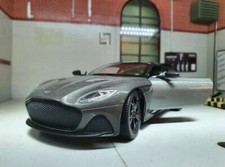 Aston Martin DBS Superleggera 2018 Grey Detailed Welly 1:24 Diecast Scale Model