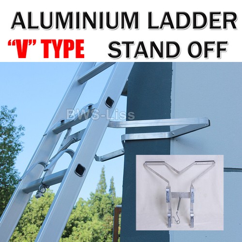 Ladder stand off wall - ladder,