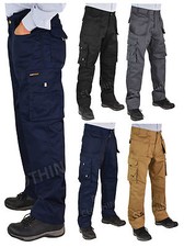 Men's Quality Tuff-Stuff Workwear Kneepad Work Trousers/Combat 30-44 Leg 30,32.5