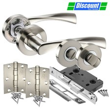 Bathroom Door Handle Pack with