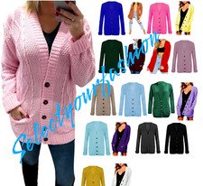 Women's Ladies Chunky Cable