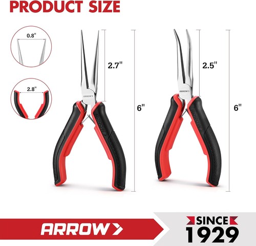 Arrow piece needle nose - 2-piece, 6"