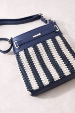 Pavers Navy & Cream Woven