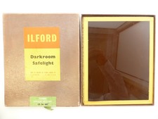 Boxed ILFORD? KODAK? 10x8" 8x10" Darkroom Safelight Filter Amber suit Multigrade