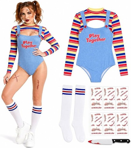 Women chucky costume cosplay - chucky,