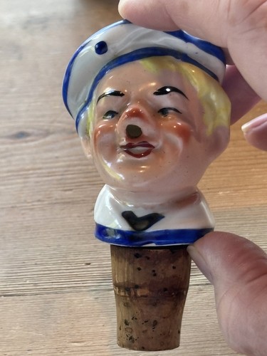 Sailor wine pourer - sailor, ceramic
