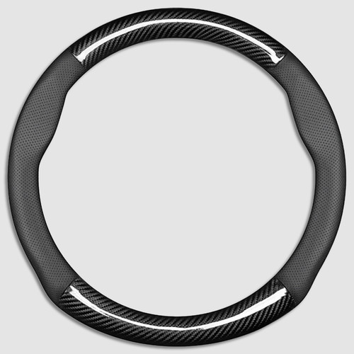 Leather carbon fibre - carbon, steering