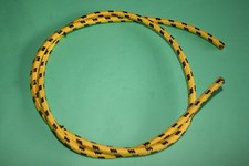 TRIUMPH NORTON BSA CLASSIC VINTAGE YELLOW BLACK BRAIDED COPPER HT LEAD 36" 