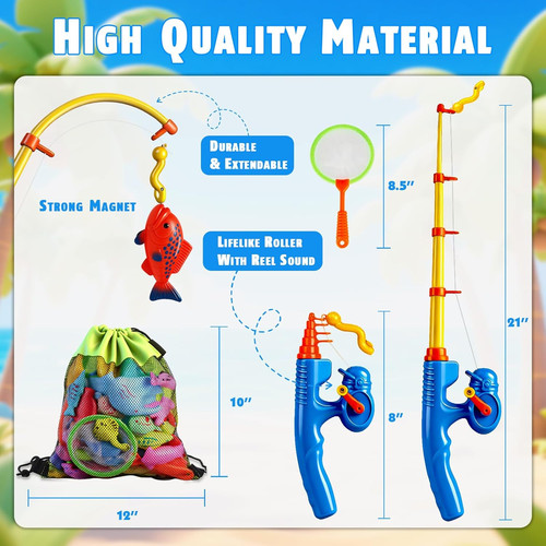 Cozybomb magnetic fishing toys - magnetic,