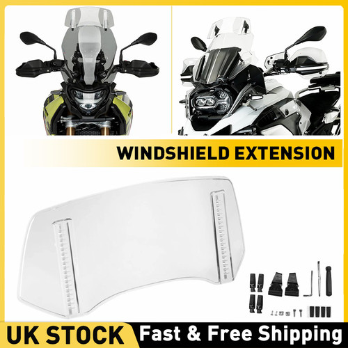 Clear motorcycle windscreen - clear,