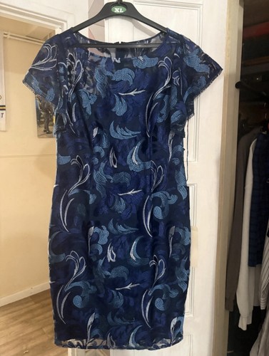 Adrianna papell blue floral - adrianna,