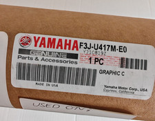Genuine YAMAHA FX SVHO Left Side Rear Graphic Part Number : F3J-U417M-E0