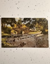 Antique Postcard Malmsmead Packhorse Bridge (Exmoor) Frith Unposted Unused