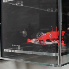 Acrylic Wall Display Case for Four 1:18 Scale Model Formula One Cars
