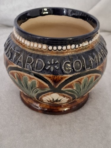Colmans mustard pot - mustard, colemans