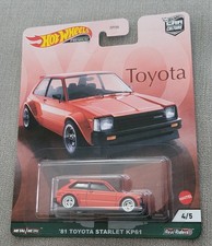 Hot Wheels Premium Car Culture Real Riders '81 Toyota Starlet KP61 #4/5