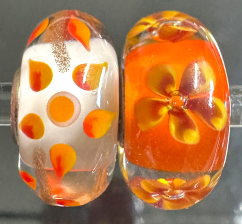 Trollbeads orange - 2),