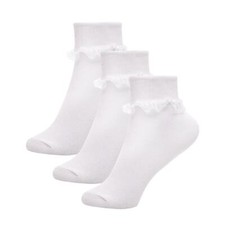 Kids Girls 3 Pack Frilly Lace