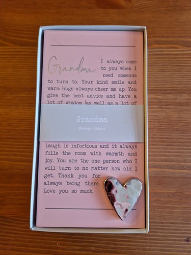 Grandma gift plaque for